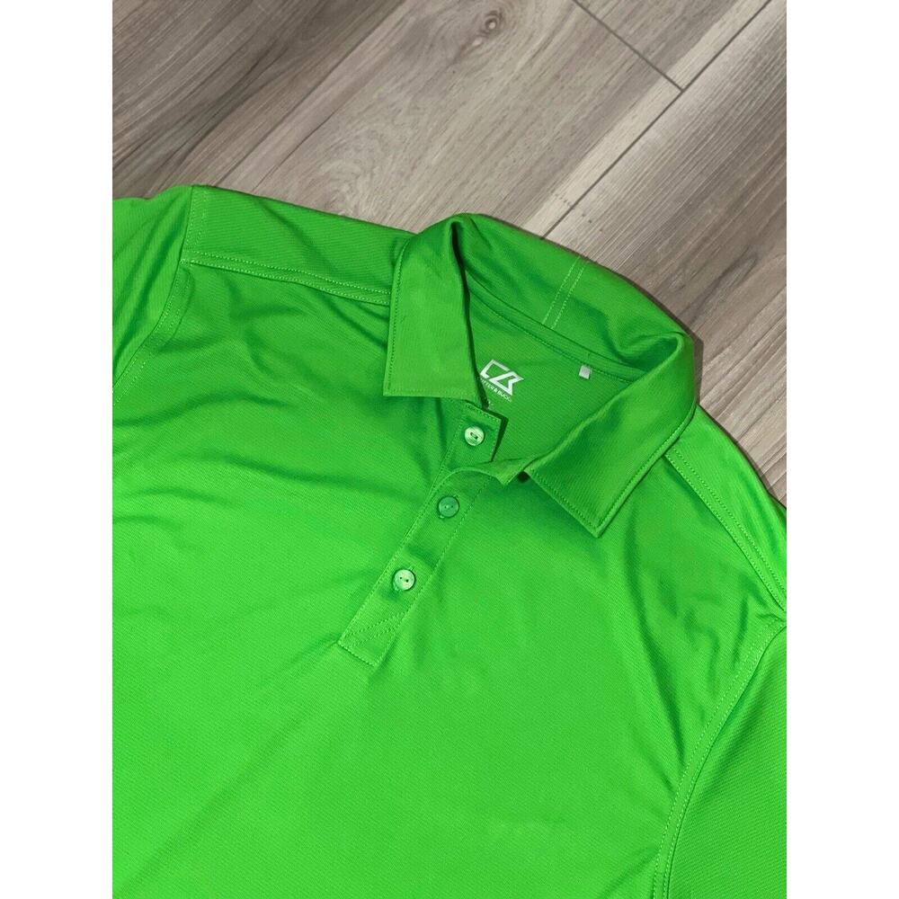 Cutter And Buck Golf Shirt Green, L, #209 - Picture 1 of 3